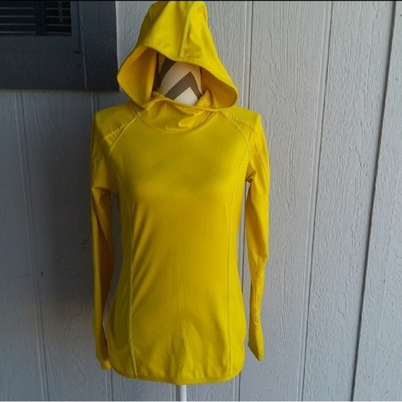 Athleta Tops - $13 Sale! Athleta Yellow Pullover Fleece Hoodie